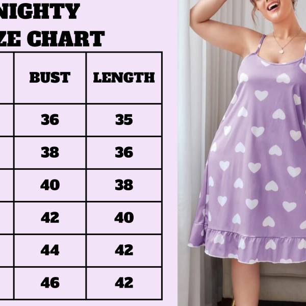 Lavender Heart Print Spaghetti Thin Strap Mini Dress
