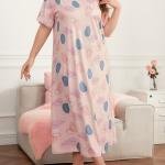 Blush Petal Dream Women Long Nighty