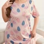 Blush Petal Dream Women Long Nighty