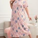 Blush Petal Dream Women Long Nighty