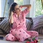 Blush Spark Pink Plus Size Pajama Sets