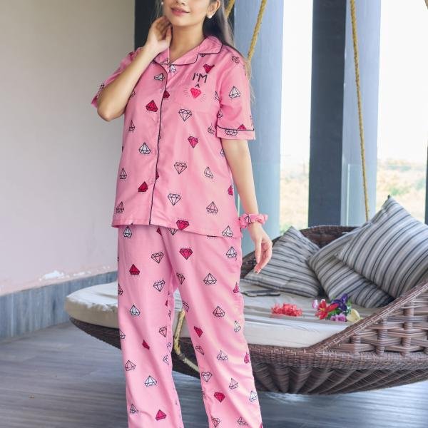 Blush Spark Pink Plus Size Pajama Sets