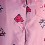 Blush Spark Pink Plus Size Pajama Sets