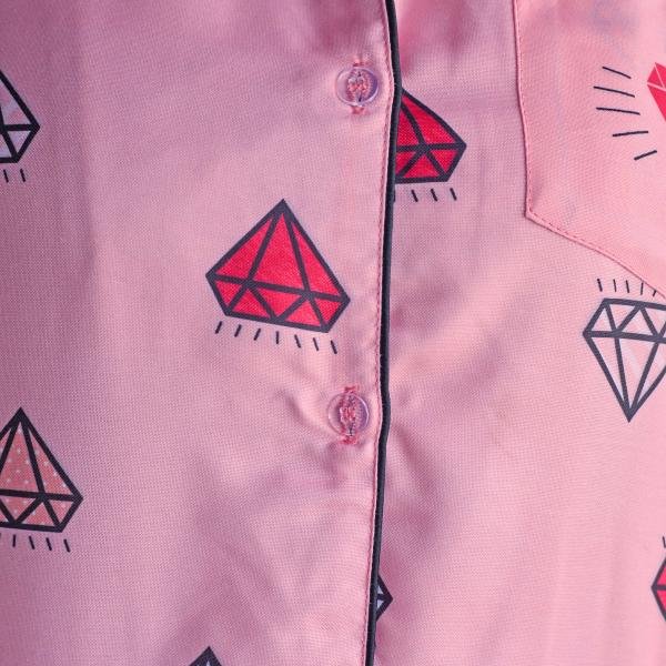 Blush Spark Pink Plus Size Pajama Sets