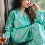 Sea Breeze Mint Green Lounge Pyjamas
