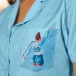 Sky Calm Light Blue Aesthetic Pajama Sets