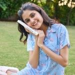 Lazy Club Sky Blue Flamingo Floral Pajama Set