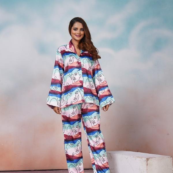 Abstract Muse Floral Pyjamas