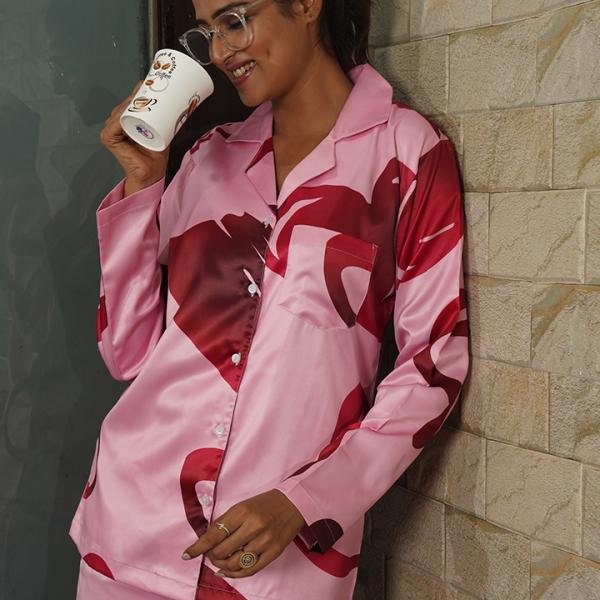 Rose Blush Monogram Pyjamas