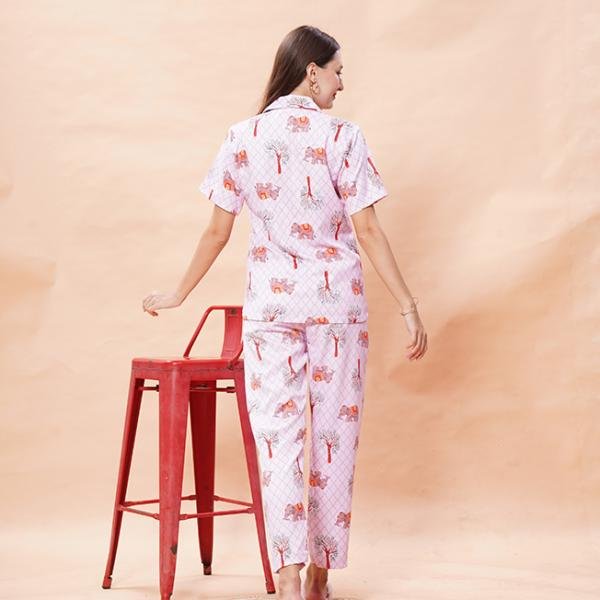 Pink Printed Pure Cotton Co-Ord Sets