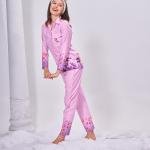 Soft Pink Floral Print Zara Pajama Set